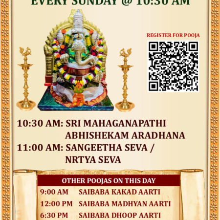 Sunday - Ganesha Abhishekam