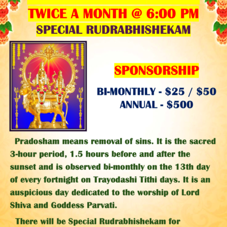 Pradosham Sponsorship