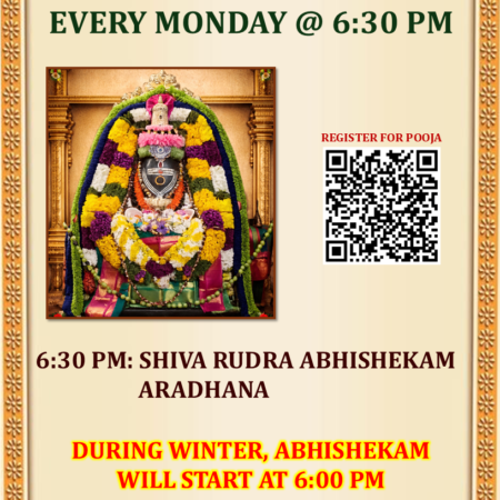 Monday - Rudra Abhishekam