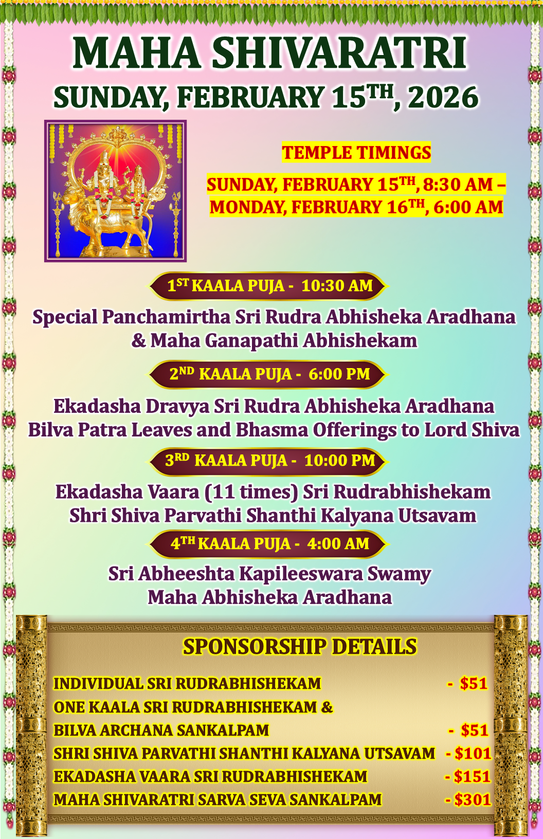 MAHA SHIVARATRI MAHOTSAVAM