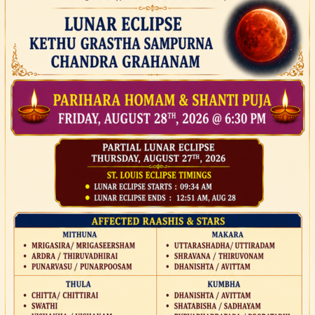 Lunar Eclipse Parihara Homan and Shanti Puja